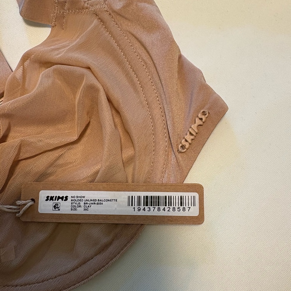 SKIMS CLAY Balconette Bra 36C